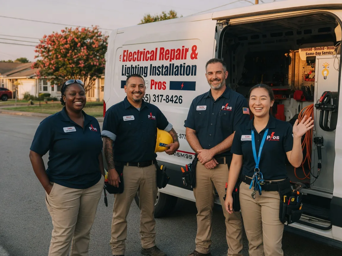 Licensed Electrician company in Sunset, TX